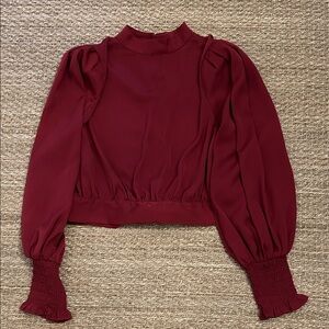 Glam garnet blouse